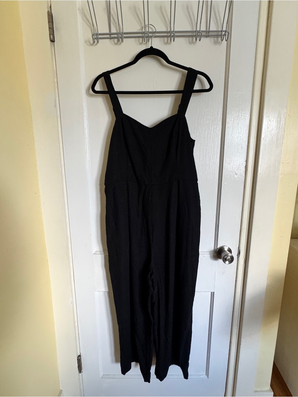 Black Wide-Leg Jumpsuit